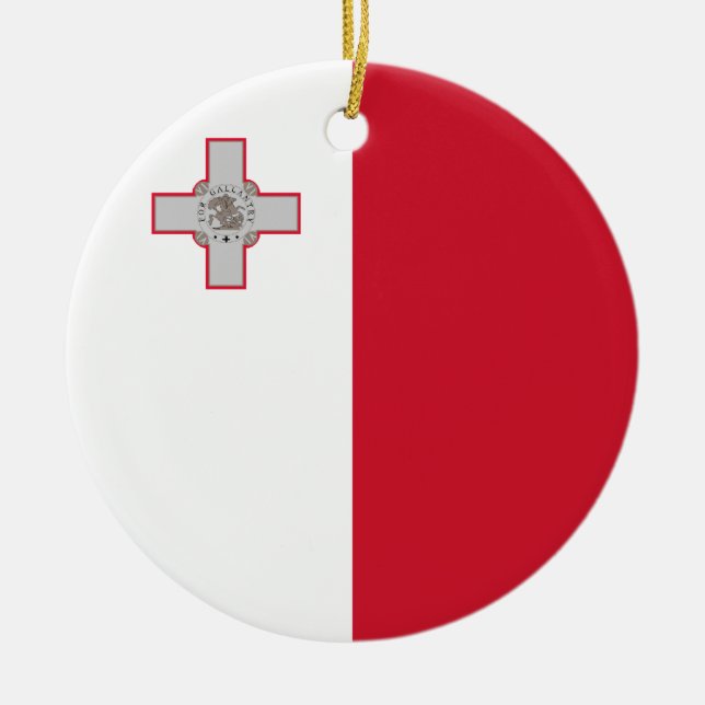 Ornamento da bandeira de Malta (Frente)