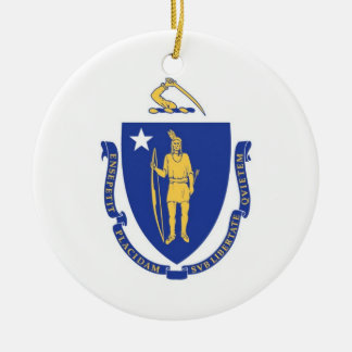 Ornamento da bandeira de Massachusetts