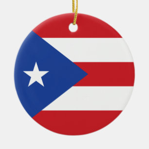 Ornamento da bandeira de Puerto Rico