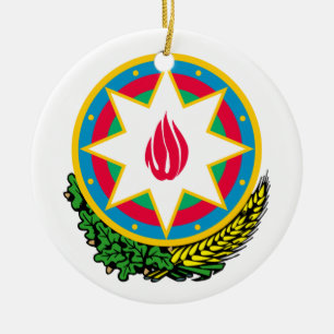 Ornamento da brasão de Azerbaijan