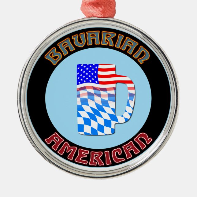 Ornamento da Caneca de cerveja Bávaro Americana (Frente)