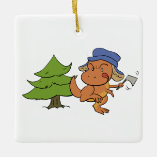 Ornamento da compra da árvore de Natal de T. Rex