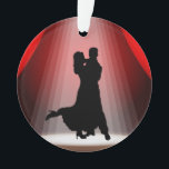 Ornamento da dança - dança de salão de baile da<br><div class="desc">Eu espero que você apreciará este como um ornamento para sua árvore, um trinket redondo do ano para pendurar em sua casa, um presente para seus amigos da dança do shag… você nome ele! Eu paguei as taxas por licenças prolongadas para o fundo, e oferecerei algumas variações mais tarde. Obrigado...</div>