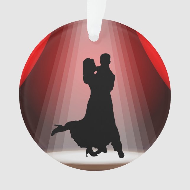 Ornamento da dança - dança de salão de baile da (Frente)