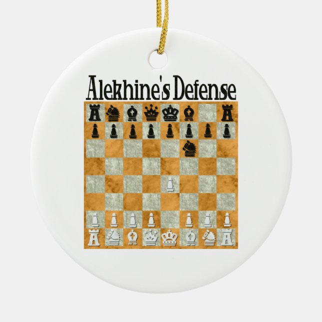 Ornamento da defesa de Alekhine (Frente)