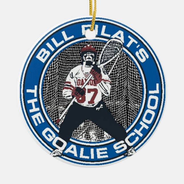 Ornamento da escola do Goalie (Frente)