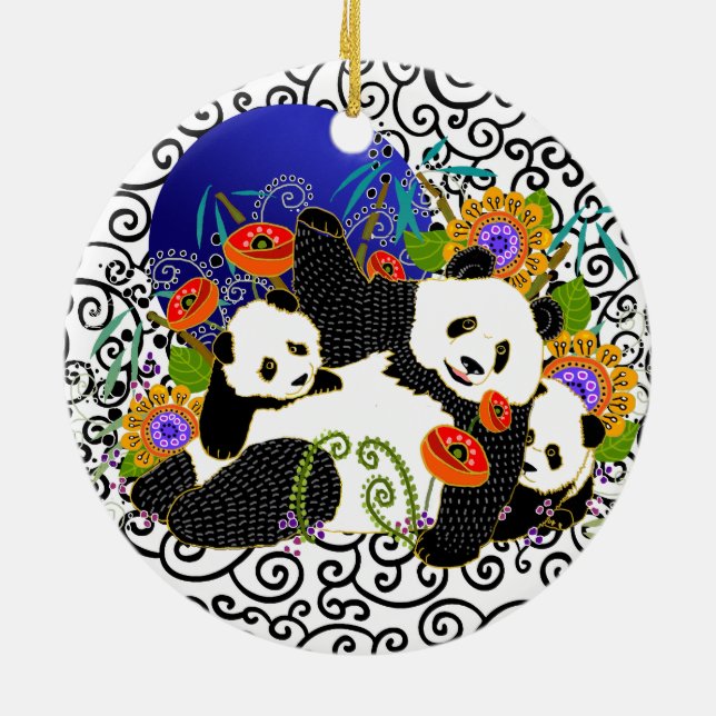 ORNAMENTO DA FAMÍLIA BINDI PANDA (Traseira)