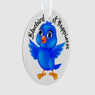 Ornamento da Felicidade de Bluebird