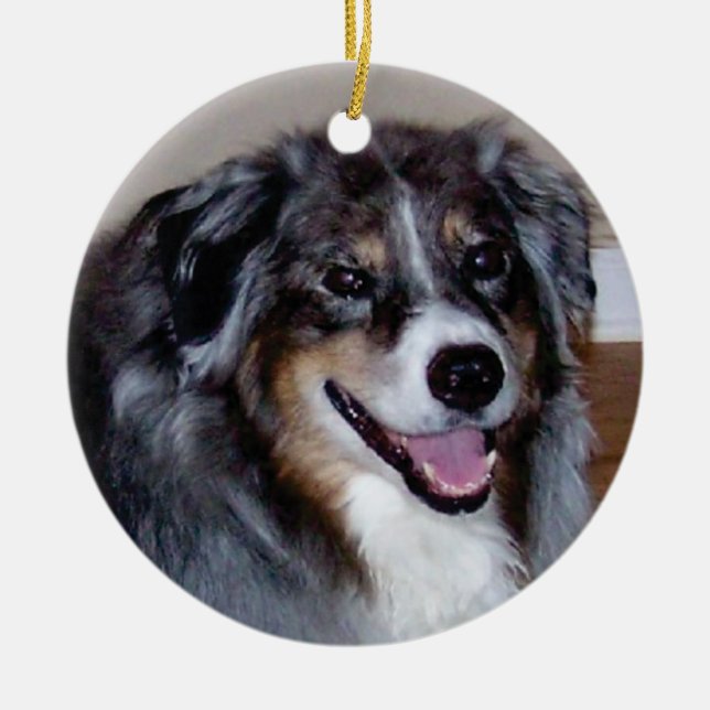 ornamento da foto - personalize com seu próprio (Frente)