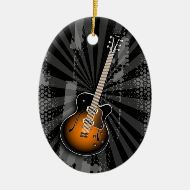 Ornamento da guitarra do Grunge (Frente)