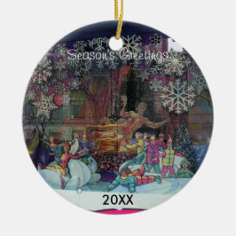 Ornamento da Janela da Loja da Cidade