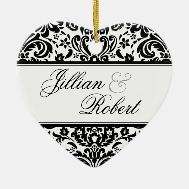 Ornamento da lembrança do damasco (Frente)