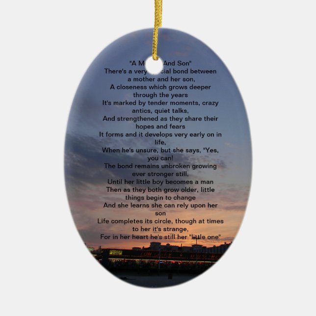 Ornamento da mãe e do filho (Frente)