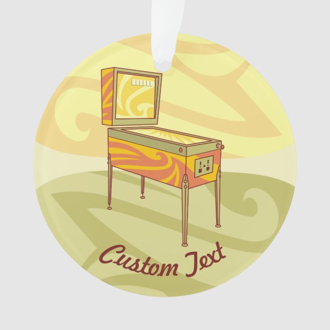 Ornamento da máquina de pinball (Frente)