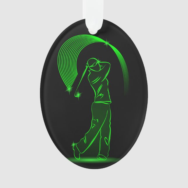 Ornamento da Medalha Golf (Frente)