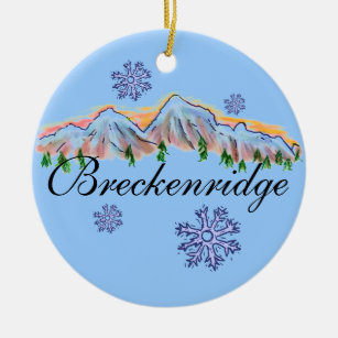 Ornamento da montanha de Breckenridge Colorado