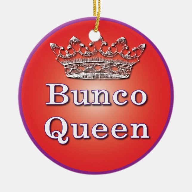 Ornamento da rainha de Bunco (Frente)