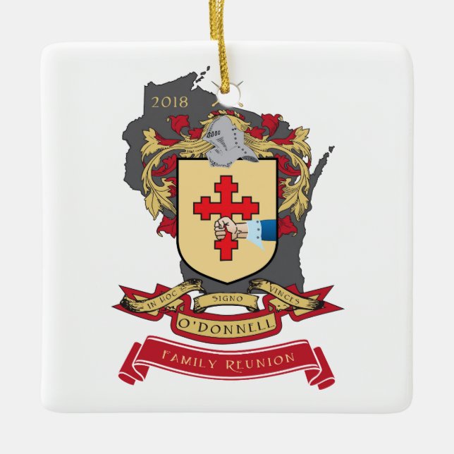 Ornamento da reunião de família de O'Donnell (Frente)