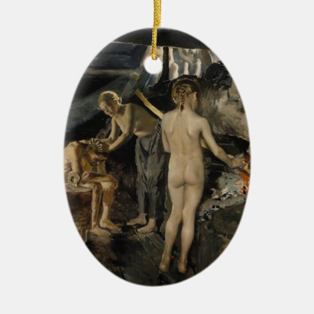 Ornamento da sauna de Gallen-Kallela (Frente)