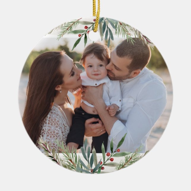 Ornamento da Verdade do Natal de inverno (Frente)