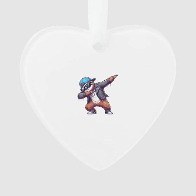 Ornamento Dabbing Sloth T-Shirt (Frente)