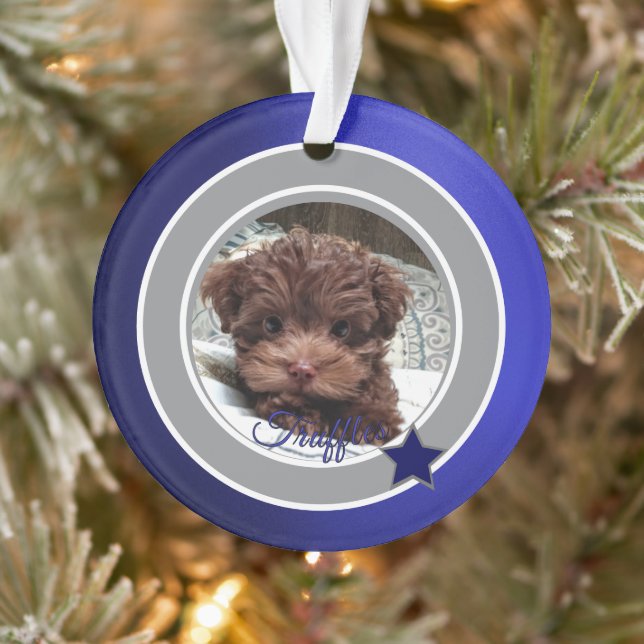 Ornamento Dallas Dog Fan  Customizable (Árvore)