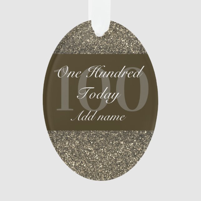 Ornamento Dama especial personalizado de adorno de aniversár (Frente)