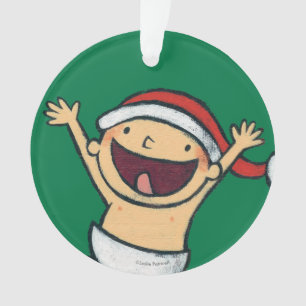 Ornamento Dança do bebê de Leslie Patricelli no chapéu do