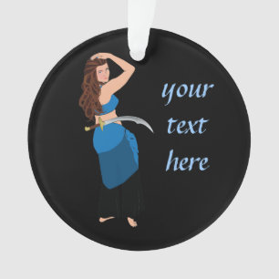 Ornamento Dançarino de barriga personalizável