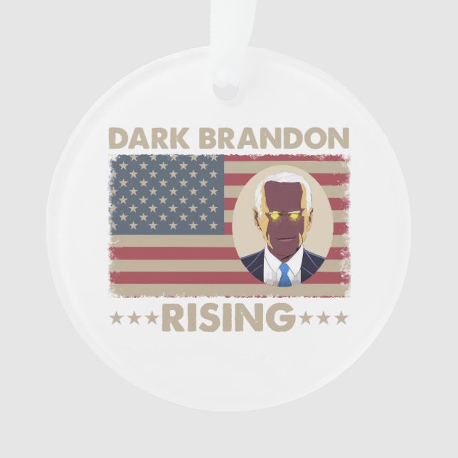 Ornamento Dark Brandon Funny Joe Biden Meme (Frente)