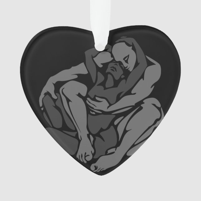 Ornamento de Abraços - Presentes de Amor Personali (Frente)