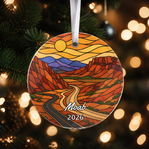 Ornamento de Acrílico Personalizado de Moab, Utah