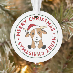 Ornamento de Animais de inverno de Caprinos de Nat