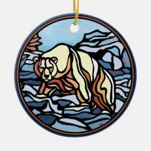 Ornamento de Arte Ursa Desdecoração Personalizada