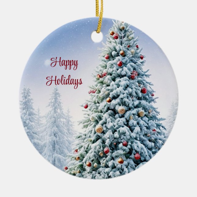 Ornamento de Árvore de Natal (Frente)