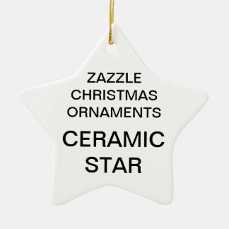 Ornamento de Árvore de Natal do Porcelain Star Per