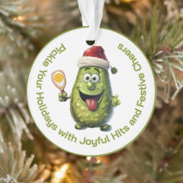 Ornamento de Árvore de Natal Quirky Pickle