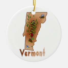 Ornamento de Árvore de Natal Vermont