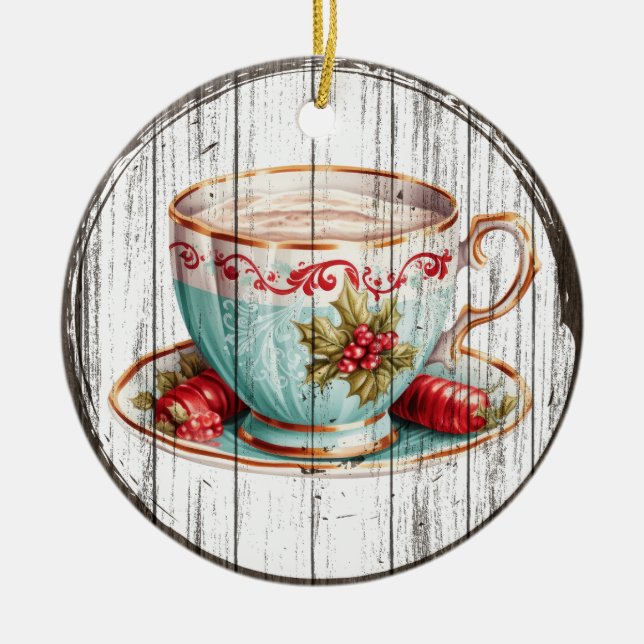 Ornamento de Atraso no Feriado Cozy (Frente)