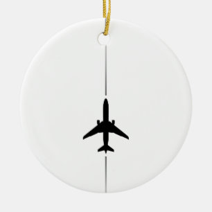 Ornamento de Aviação Minimalista