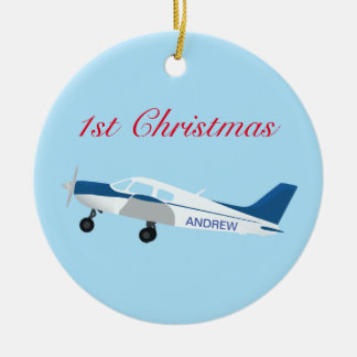Ornamento de Avião de Natal de 1rua
