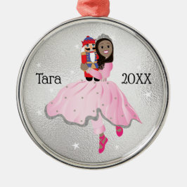 Ornamento de Ballerina Noz-cracker de Natal