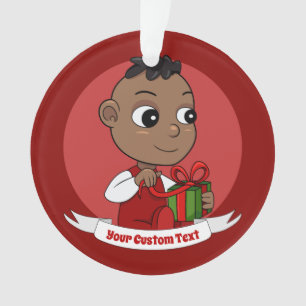 Ornamento de bebê de Natal bonito