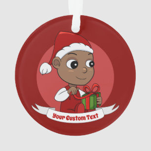 Ornamento de bebê de Natal bonito