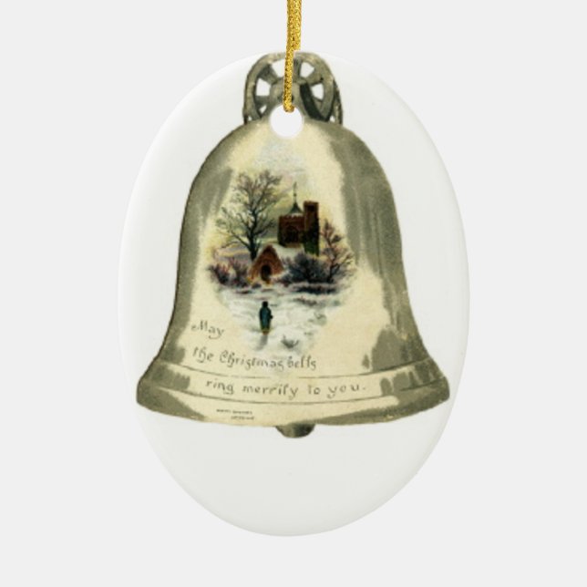 Ornamento de Bell de Natal (Frente)