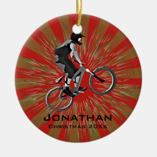 Ornamento de Biking Personalizado