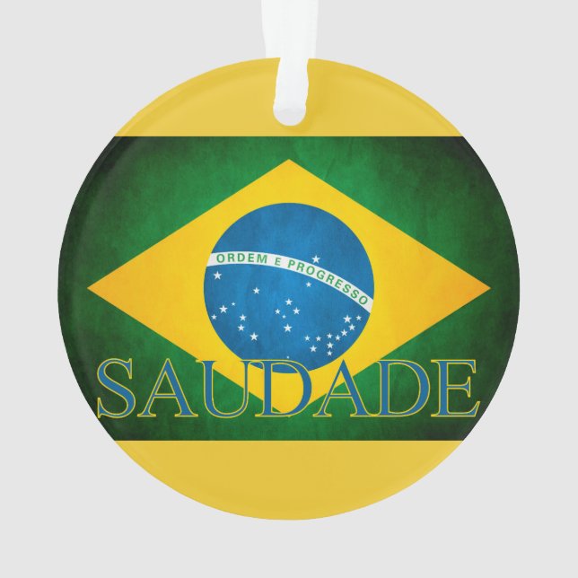 Ornamento De Brasil Saudade da bandeira (Verso)