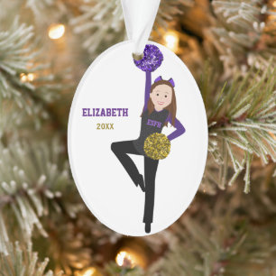 Ornamento de Brunette DanceLine Black & Purple