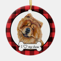 Ornamento de Cães Chow Chow