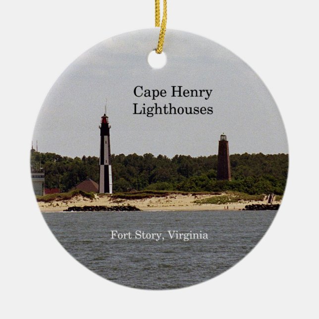 Ornamento de Cape Henry Lighthouses (Frente)